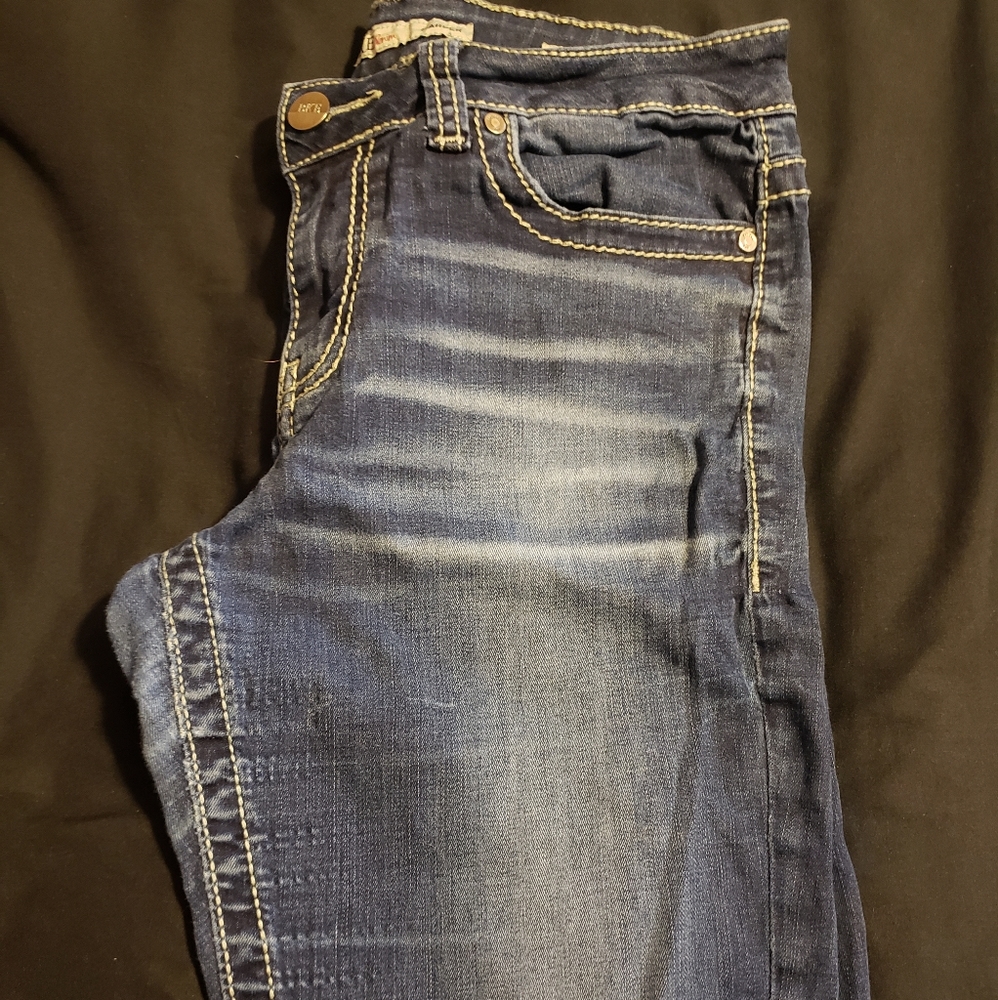 BKE denim blue jeans